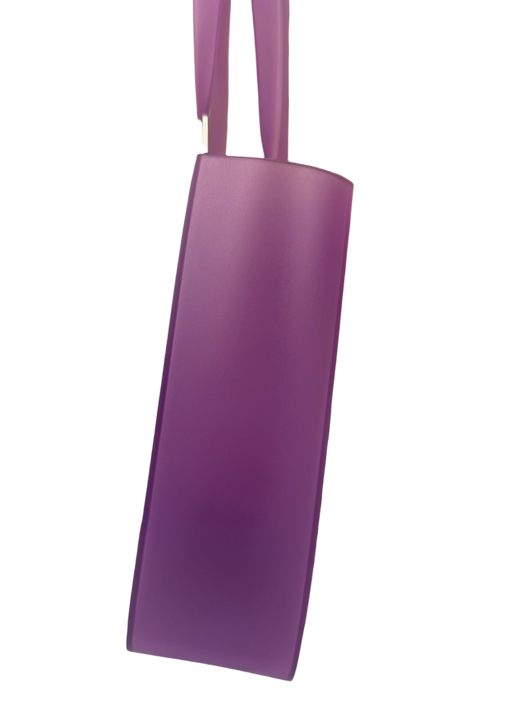 Chanel Vinatge Purple Jelly Rubber Tote Bag