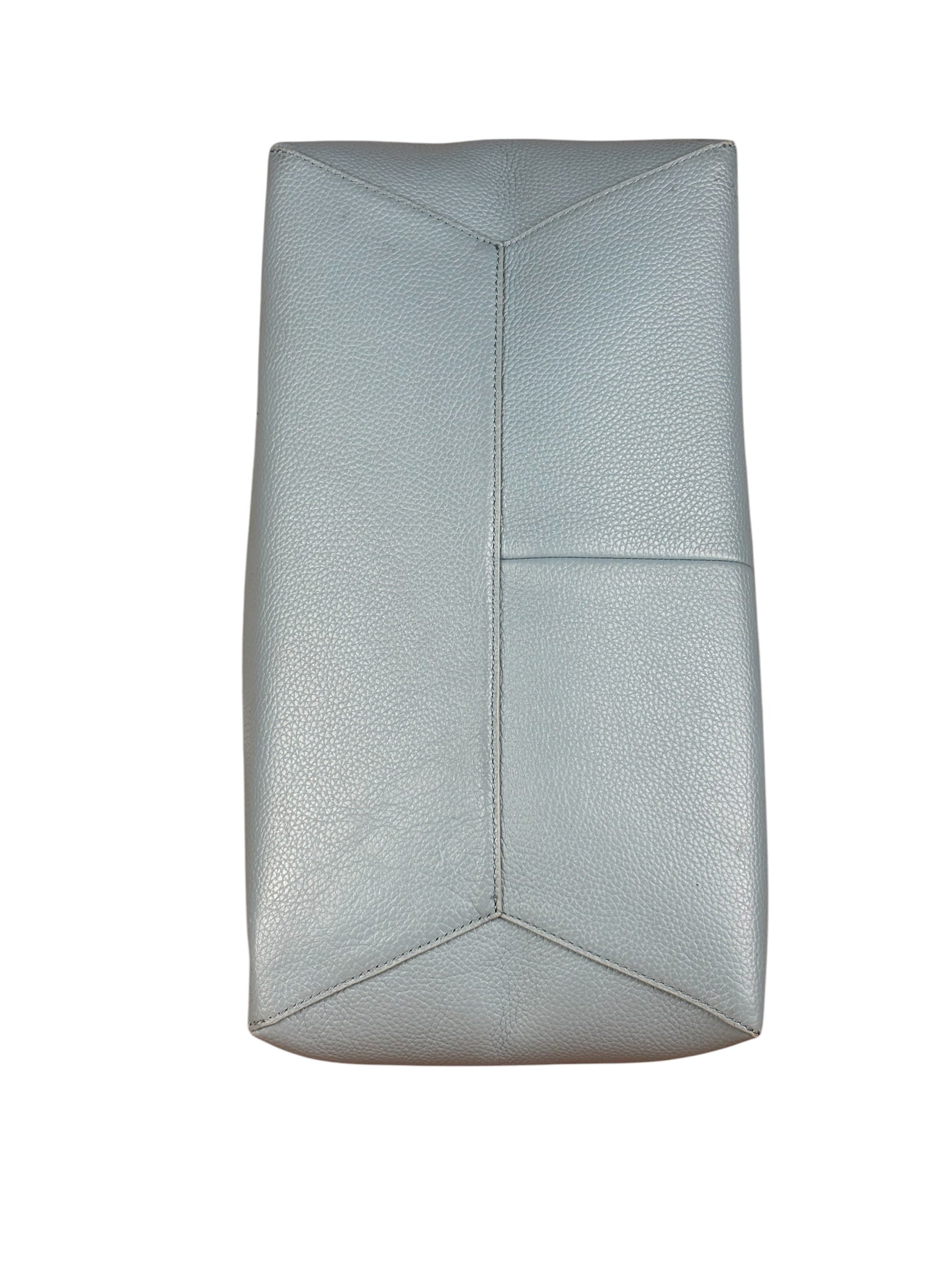Marc Jacobs Light Blue Pebbled Leather The Sac Bag