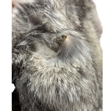 Vintage Grey Fox Fur Coat