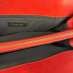 Chanel Red Leather Large Jetsetter Boy 2Way Handbag 2011