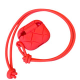 Bottega Rubberized Intrecciato AirPods Case Orange