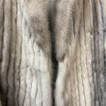 Palody Vintage Grey Fur Coat