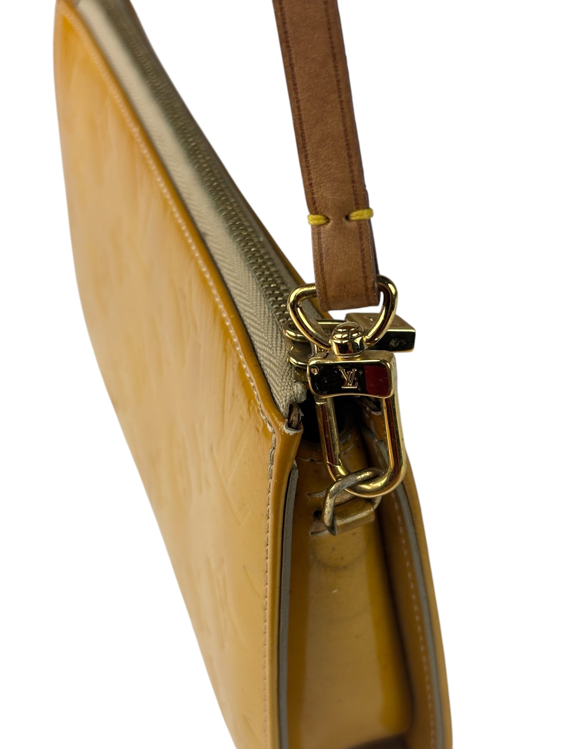 Louis Vuitton Yellow Vernis Pochette