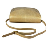 Yves Saint Laurent Vintage Beige Lizard Shoulder Bag
