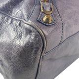 Balenciaga Purple Leather City Two-Way Bag