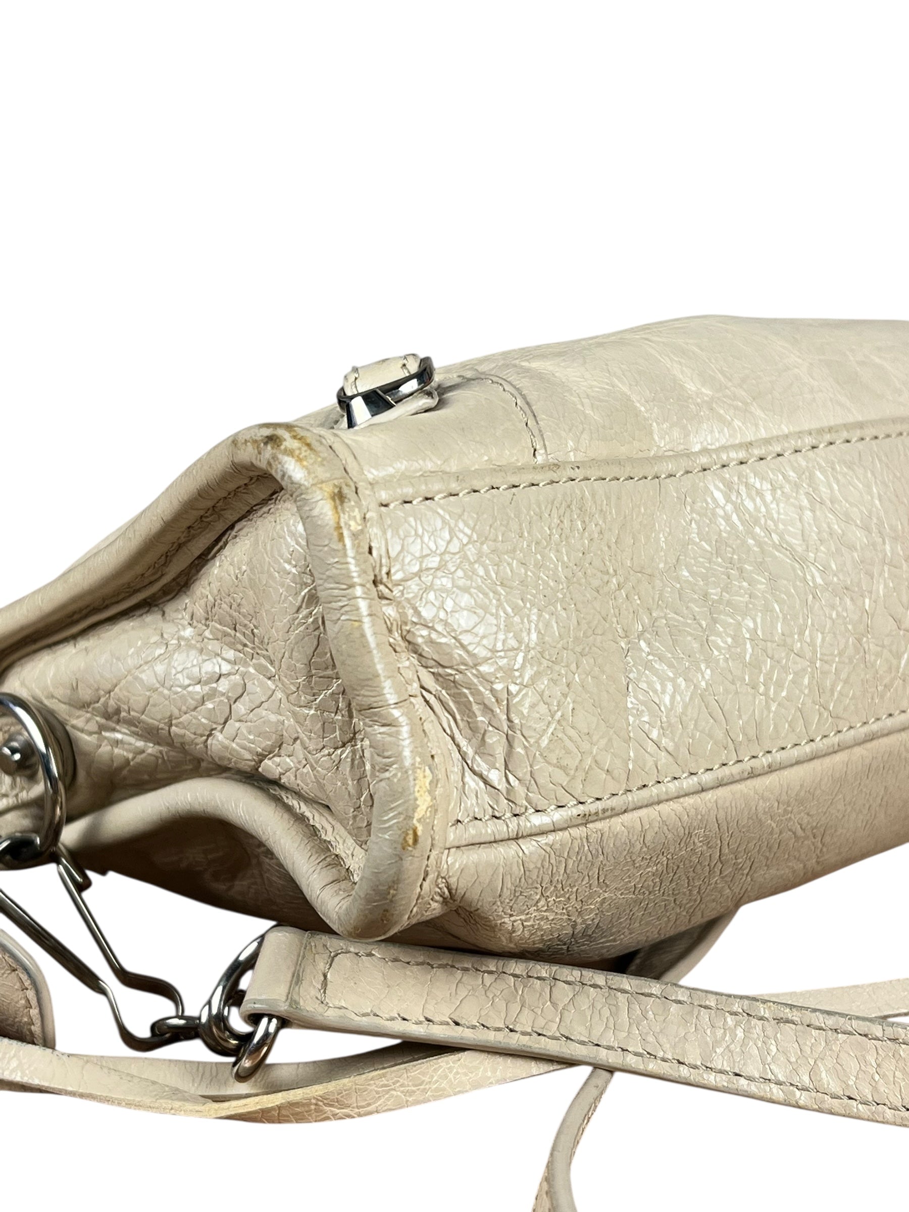 Balenciaga Beige Mini Le City Bag