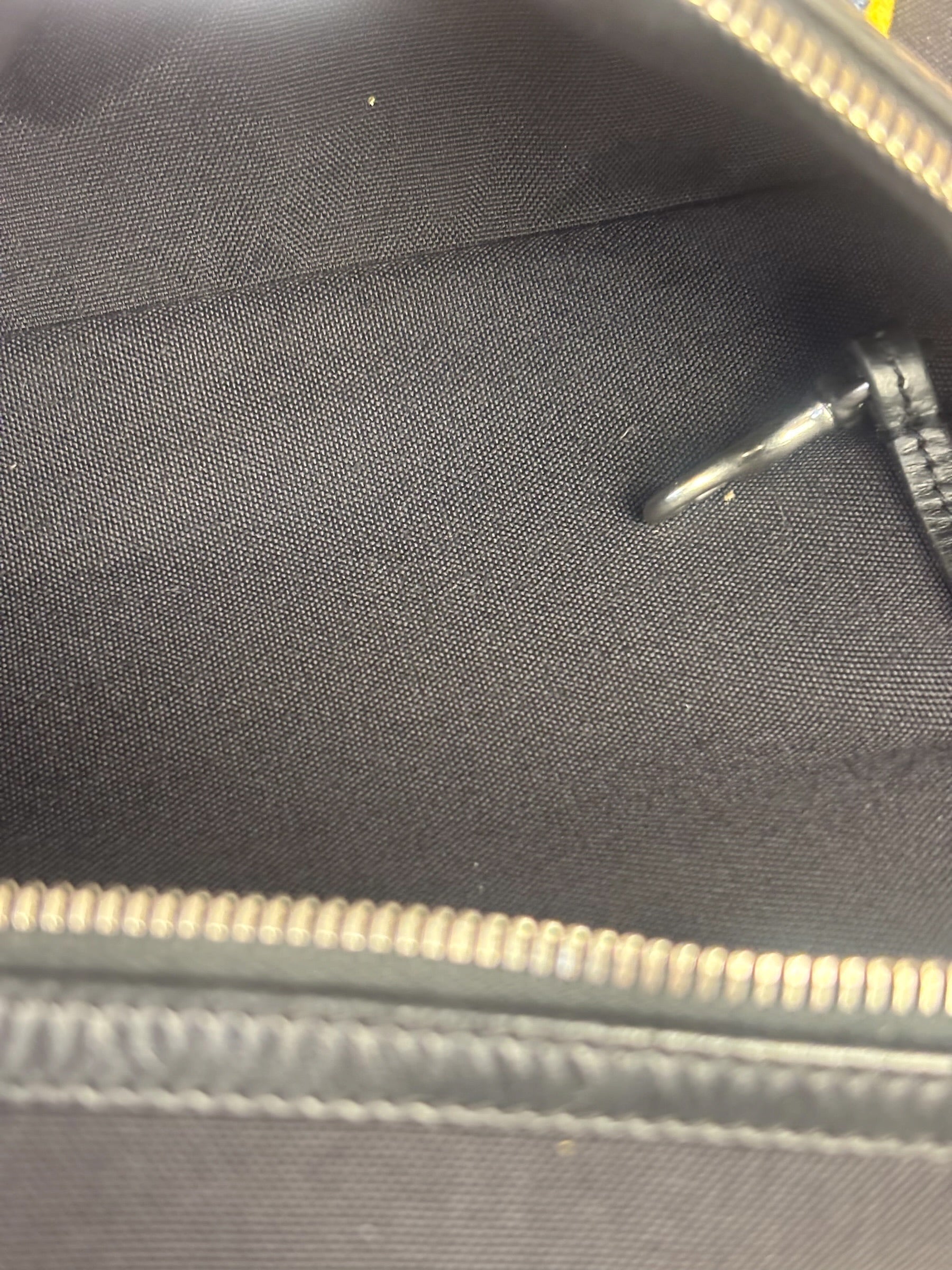 YSL Black Nylon/Leather Trim City Multi-Patch Backpack