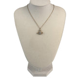 Vivienne Westwood Rhinestone Orb Pendant Necklace