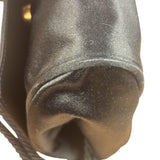 Prada Vintage Black Satin Mini Shoulder Bag