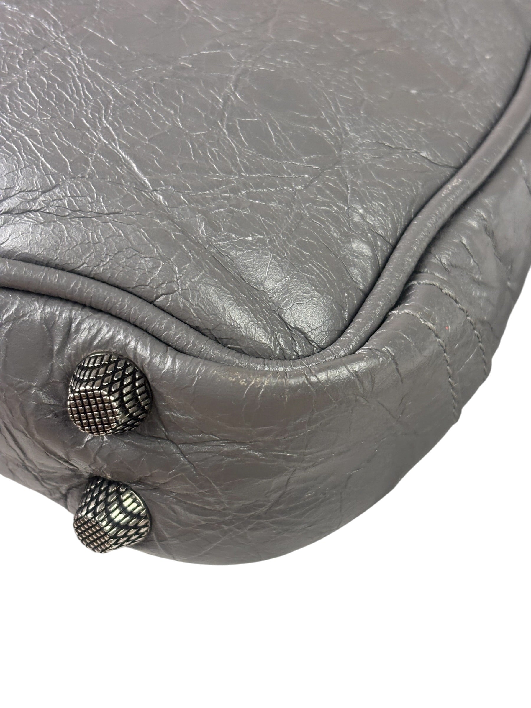 Balenciaga Gray Le Cagole Crossbody Bag