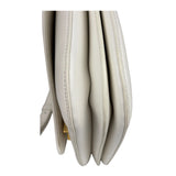 Bottega Veneta White Leather Mount Shoulder Bag