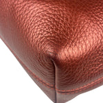 Coach Metallic Currant Leather Charley Crossbody