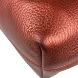 Coach Metallic Currant Leather Charley Crossbody