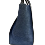 Celine Calfskin Leather/Suede Tri-Color Luggage Tote Bag