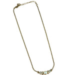 Christian Dior Vintage Gold Pearl Necklace