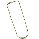 Christian Dior Vintage Gold Pearl Necklace