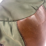 Prada Vintage Green Nylon/Leather Crossbody Bag