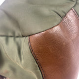 Prada Vintage Green Nylon/Leather Crossbody Bag