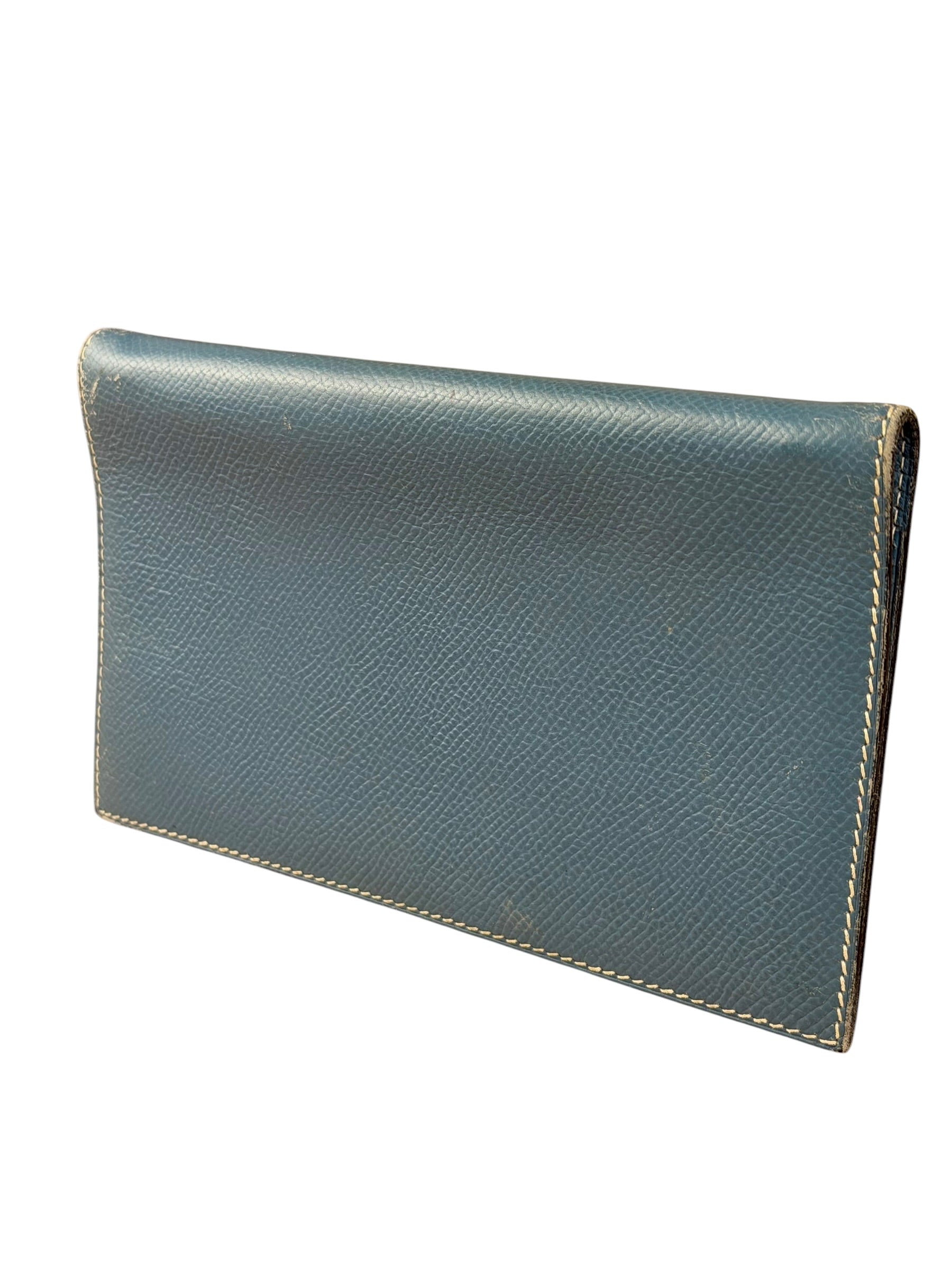 Hermes Blue Gene Leather Epson Agenda Cover