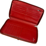 Chanel Red Quilted Leather Long Organizer Wallet 2010