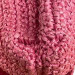 Fendi Pink Raffia Mini Chef Bag