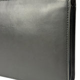 Fendi Black Leather Think Fendi Clutch