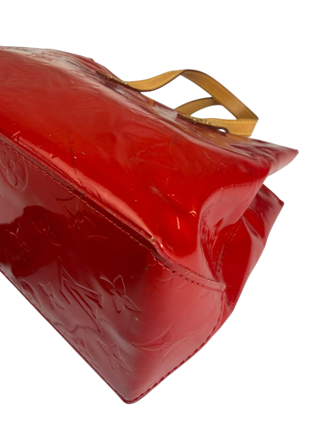 Louis Vuitton Red Vernis Reade Tote PM