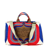 Prada Cabas Printed Canapa Tote
