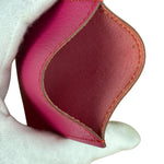 Hermes Pink Leather Card Holder