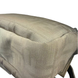 Fendi Vintage Grey Nylon Mamma Baguette Messenger Bag