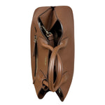 Prada Vintage Brown Leather Top Handle Bag