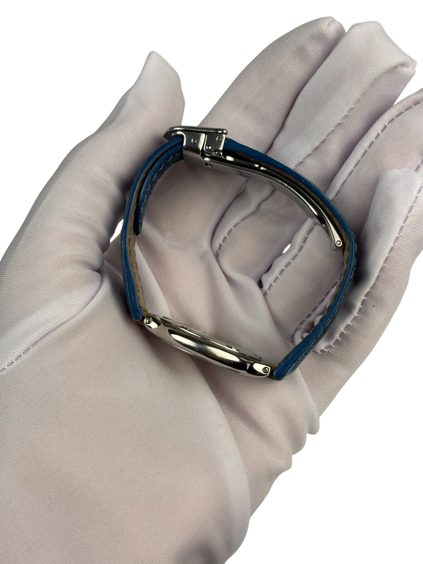Cartier Must De 21 Blue Ostrich Strap