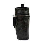 Metier Brown Leather Long Haul Toiletry Bag