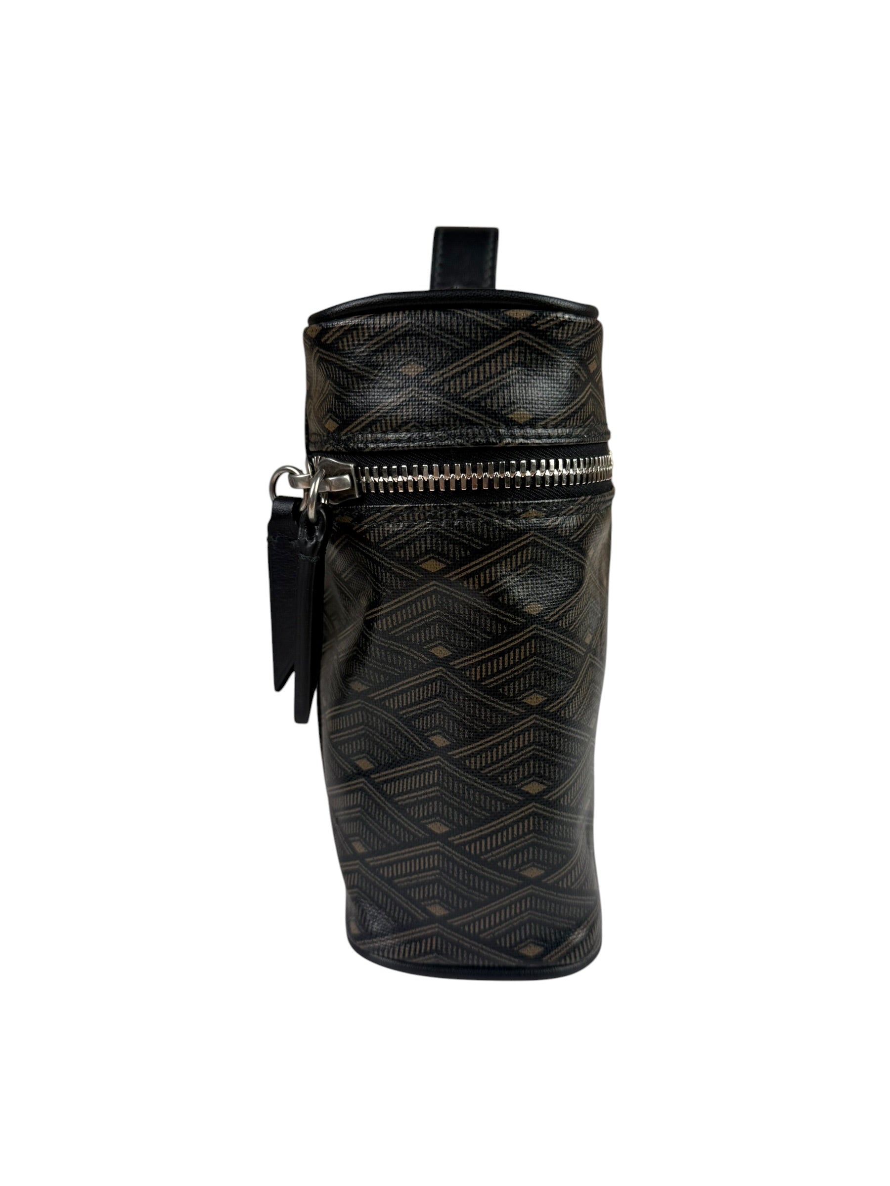 Metier Brown Leather Long Haul Toiletry Bag