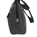 Prada Vintage Dark Grey Canvas Tote Bag