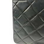 Chanel Black Quilted Lambskin Half Moon Flap 1989