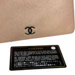Chanel Light Pink Camila Leather Long Wallet
