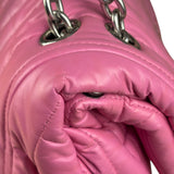 Balenciaga Pink Quilted Leather Chain Shoulder Bag