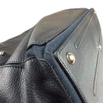 Saint Laurent Vintage Black Leather Top Handle Bag