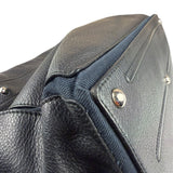 Saint Laurent Vintage Black Leather Top Handle Bag