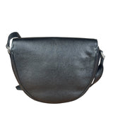 Saint Laurent Black Leather Y Studded Flap Crossbody