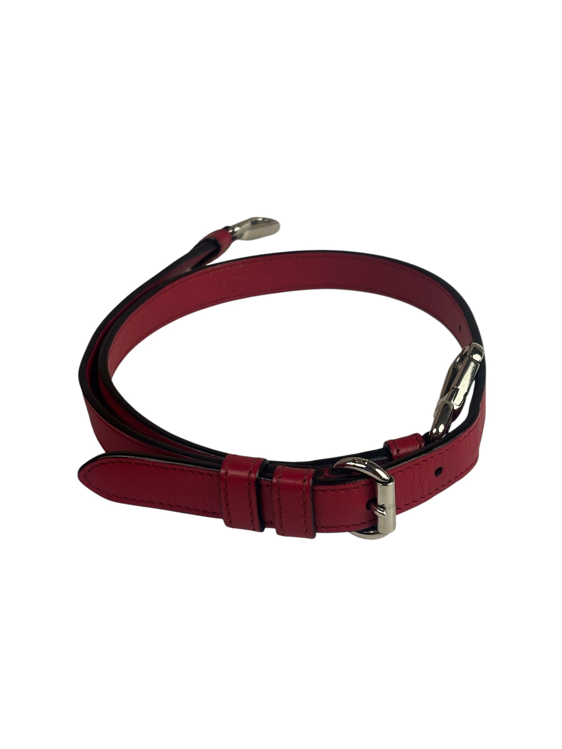 Christian Dior Red Leather Diorissimo Tote