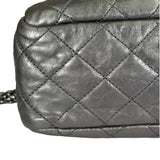 Chanel Metallic Silver Quilted Calfskin Reissue Camera Bag 2008