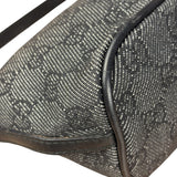 Gucci GG Black Canvas Pochette Handbag