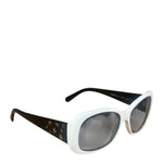 Chanel Vintage Black/White No. 5 Sunglasses