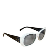 Chanel Vintage Black/White No. 5 Sunglasses