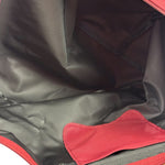 Longchamp Red Leather Trim Le Pliage Paris Eiffel Tower Tote Bag