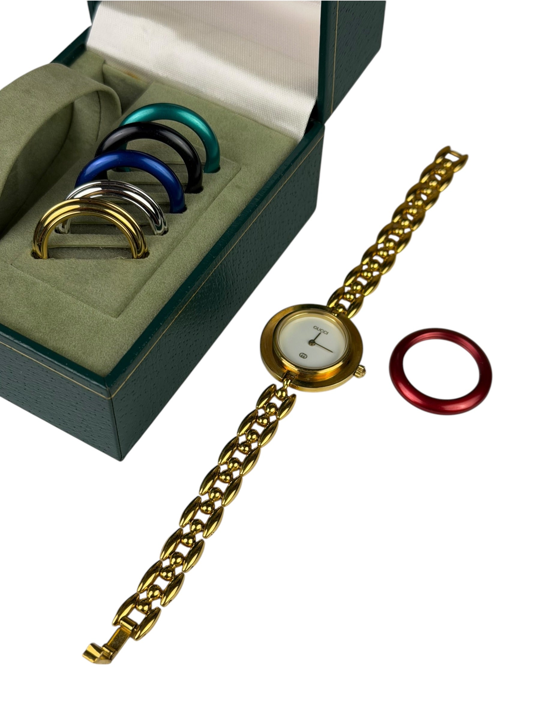 Gucci Interchangeable Bezel Chain Link Band