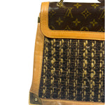 Louis Vuitton Brown Monogram Ambre Tweedy Zip GM