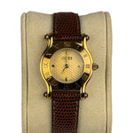 Gucci Vintage Brown/Gold Plated Watch